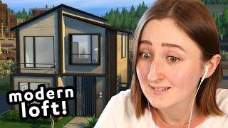 lilsimsie built a modern house for once