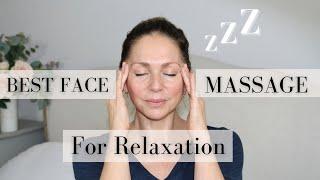 Face lifting massage for skin confidence, anxiety and relaxation