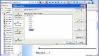 FrontPage Tutorial Editing Hyperlinks Microsoft Training Lesson 7.5