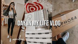 DAY IN MY LIFE: sephora unboxing, target run, closet cleanout