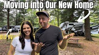 We SOLD our Travel Trailer and moved into a new 5th Wheel RV!