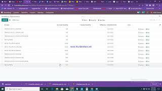 Inventory quantity adjustments odoo 16