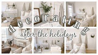 DECORATING AFTER THE HOLIDAYS | 25HOME SOFA REVIEW: HYGGE WHITE SECTIONAL