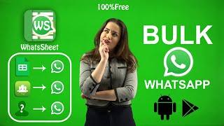 Send Bulk WhatsAap using WhatsSheet