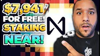  How To STAKE Your NEAR Tokens & Make $7,941 FOR FREE!! Chilling Doing NOTHING!! EVERY YEAR!