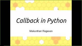 Callback in Python