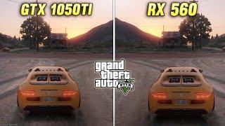 RX 560 vs GTX 1050 Ti - GTA V Benchmark | Comparison