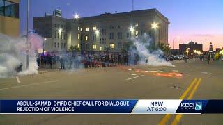 Des Moines police, mayor, community leaders respond to rally turned violent