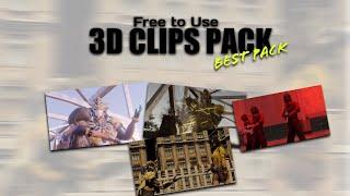 Pubg / BGMI Free To use 3d Clips Pack | Mega Clips Pack