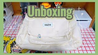 [ UNBOXING ]  Đập hộp túi đeo chéo đi học " Siêu xinh " _Windy Channel_ 