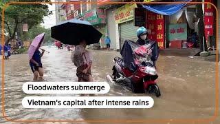 Heavy downpour floods Vietnam's capital Hanoi