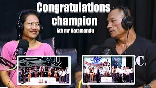 5th mr kathmandu champion || Prakash Rai || and || Sunu Shrestha