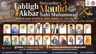 LIVE | TABLIGH AKBAR MAULID NABI MUHAMMAD - PALEMBANG | Ust Prof Dr. Abdul Somad, Lc,.MA