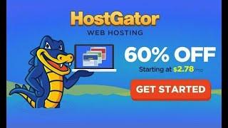 Buy cheap hosting Plan $2.78 per month + free domain with Hostgator