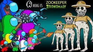 어몽어스 VS ZOOKEEPER (Zoonomaly Animation) | AMONG US ANIMATION