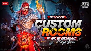 LIVE CUSTOM ROOM WITH NINJA GAMING | 200 CASH GIVE A WAY | ROAD TO 3k #live  #pubgmobile #bgmi