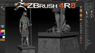 ZBRUSH 4R8 NEW GIZMO FEATURE - MOVE MULTIPLE SUBTOOLS