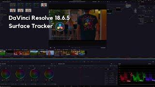 DaVinci Resolve 18 Surface Tracker