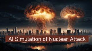 AI Simulation of Nuclear Attack 