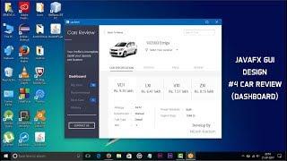 JavaFX GUI Design #4 Car Review (Dashboard)