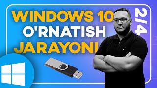 2/4 Windows 10 - 2023 ustanovka qilish jarayoni kompyuter sirlari