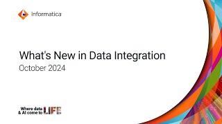 What's New in Data Integration - October 2024