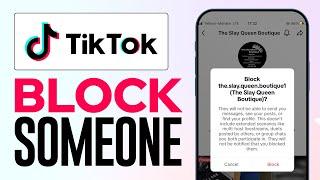 How to BLOCK SOMEONE on TikTok (2025) Block User on TikTok