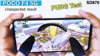 Poco F4 5g PUBG Test and Gameplay | Unexpected result 