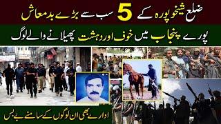 Who Were Top 5 Most Wanted Dons Of Sheikhupura Punjab? Top 5 Dons Of Punjab | Seyast e Pakistan