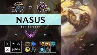 Nasus Support vs Blitzcrank - KR Master Patch 14.13