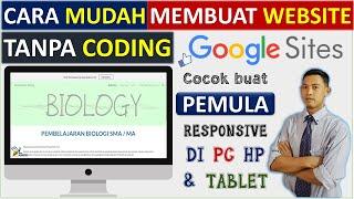 Cara Mudah Membuat Website Gratis dengan Google Sites || Website Pembelajaran (1)