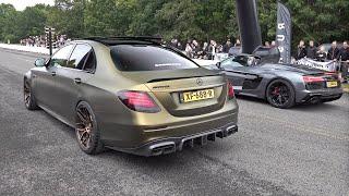 BRABUS Mercedes-AMG E63 S 4Matic+ vs Audi R8 V10 Spyder Performance