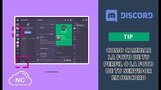 Como Cambiar la Foto de Perfil o la Foto de tu Servidor en Discord (Desktop)