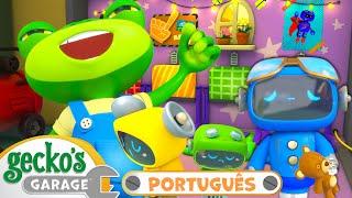Os Mecânicos sonolentos | Garagem do Gecko em Português | Vídeos Educativos para Crianças