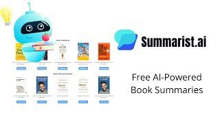 Get Free AI-Powered Book Summaries with Summarist.ai | Summarist.ai Demo