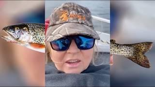 WHATCH 1 GIRL 1 TROUT, GIRL WITH TROUT VIDEO