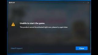 How to fix unable to start game error on uplay