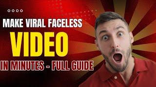 How to Viral Make Faceless Videos With AI For YouTube And TikTok Tutorial (Free & Paid)