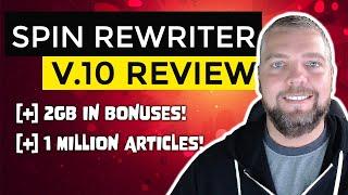 Spin Rewriter Review With HUGE Spin Rewriter 10 Bonuses