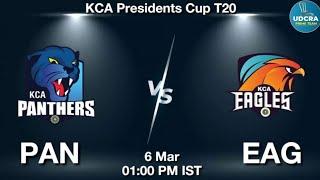 PAN vs EAG Match Prediction | KCA Presidents Cup T20 2025 | KCA Panthers vs KCA Eagles Match Today