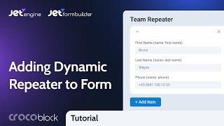 How to Create a Form with a Dynamic Repeater in WordPress | JetEngine + JetFormBuilder
