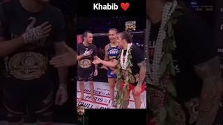 Khabib is a great Muslim ️/ MASHALLAH ️/#khabib#islamicshorts #muslimvideo