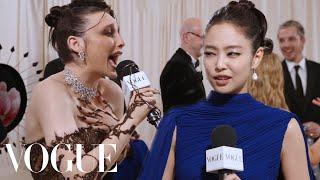 Jennie on Her Getting Ready Playlist for the Met Gala | Met Gala 2024 With Emma Chamberlain