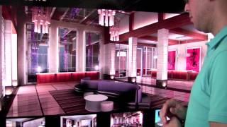 Interactive display for Echelon hotel project | Simbioz