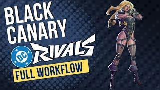 Black Canary DC Rivals Full Design Process