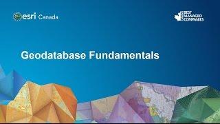 Geodatabase Fundamentals