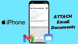 How To Attach Documents To Email On iPhone - Attach Files To Email On iPhone