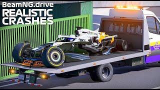 Realistic Formula Car Crashes#20 | BeamNG.drive | F1 MOD