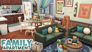 Cluttered Family Apartment // The Sims 4 Speed Build: Apartment Renovation