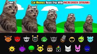 Cat Memes Family Road Trip (With INCREDIBOX SPRUNKI)